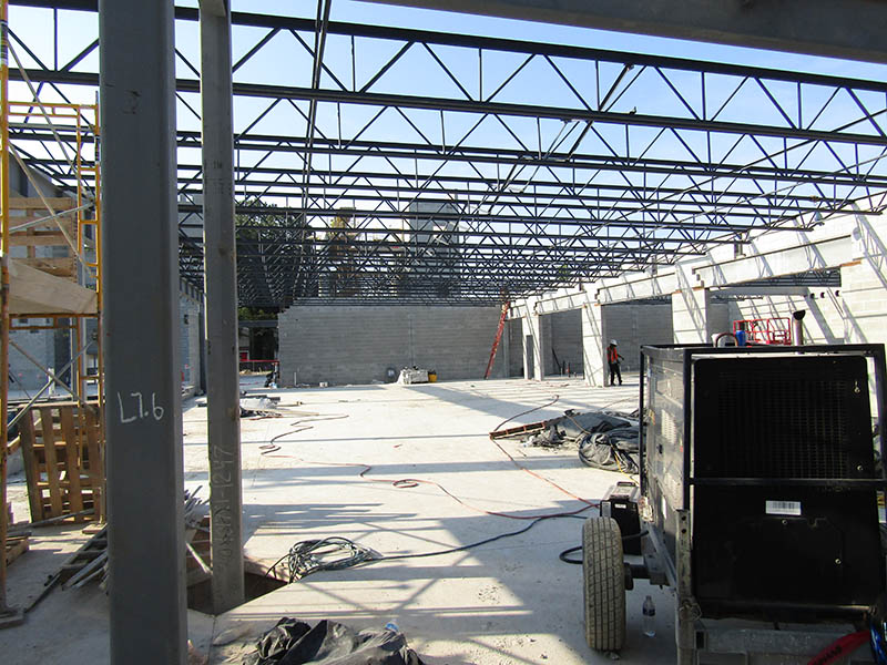 Joist Over Cafeteria