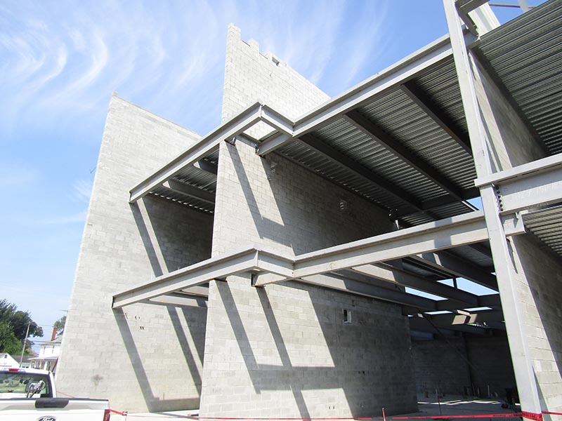 Southwest Corner of Building