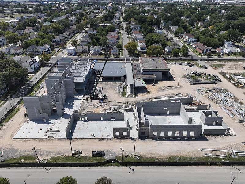 Aerial West Orcutt Avenue View