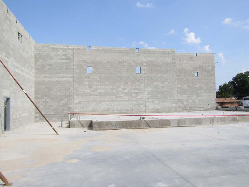 North Auditorium Exterior Wall