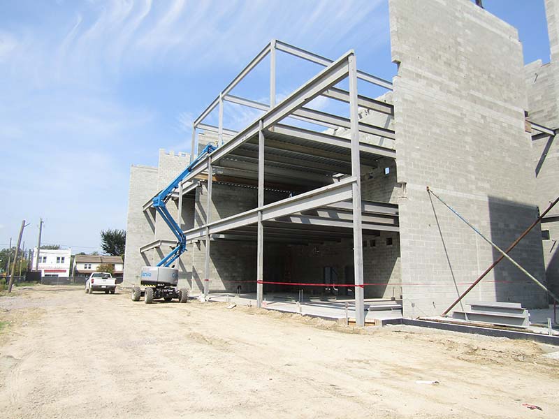 Area D Steel Erection