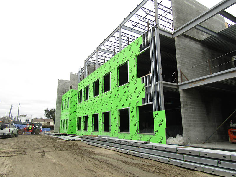 Area D South Exterior Wall