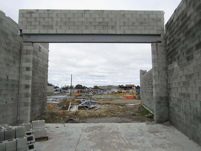 Construction photo, see caption