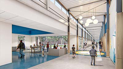 Interior Hall (Image: Quinn Evans)