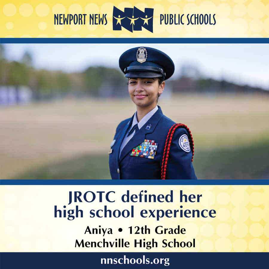 Student Spotlight on Menchville High School 12th grader Aniya Agron